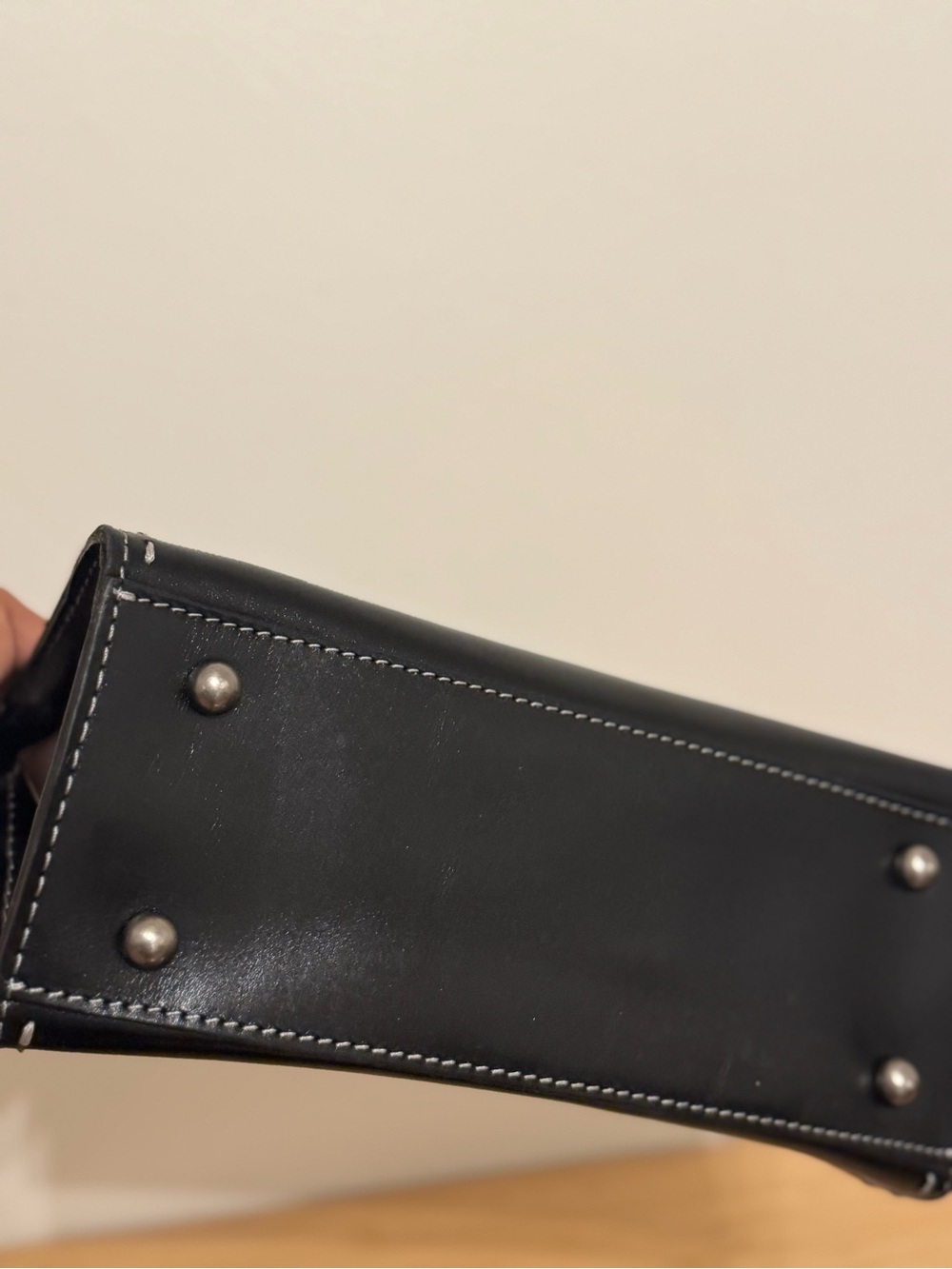 Patricia Nash Black Top-Handle Leather bag - Picture 5 of 10